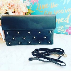 Pearl Clutch Crossbody Bag